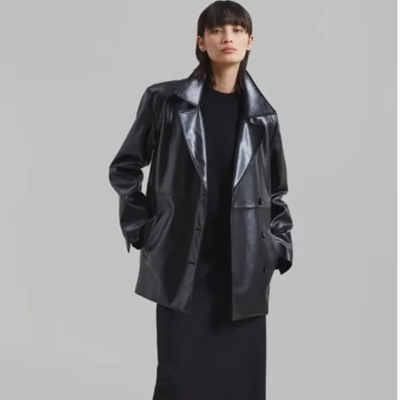 The Frankie Shop Sawyer Jacket Belted Trench Coat Size XS/S - Picture 1 of 8